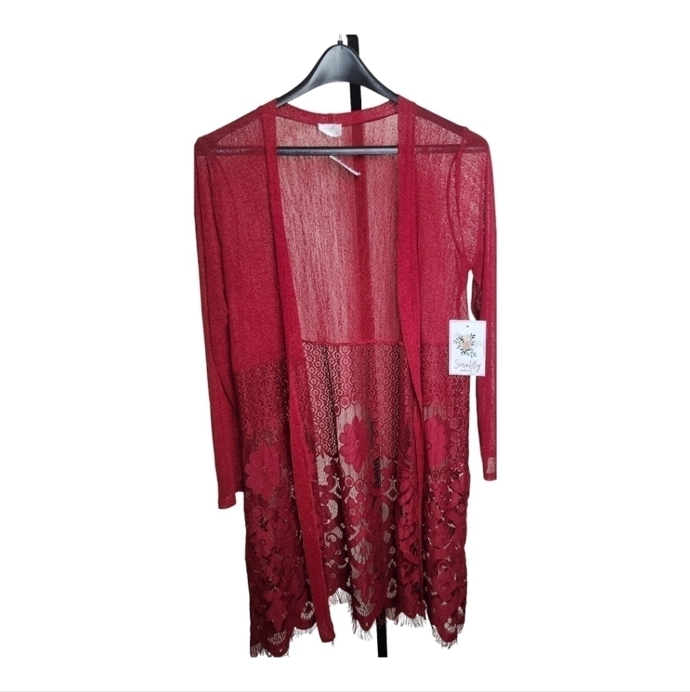 Serenlily Open Front Cardigan Kimono, Maternity Size Large. NWT